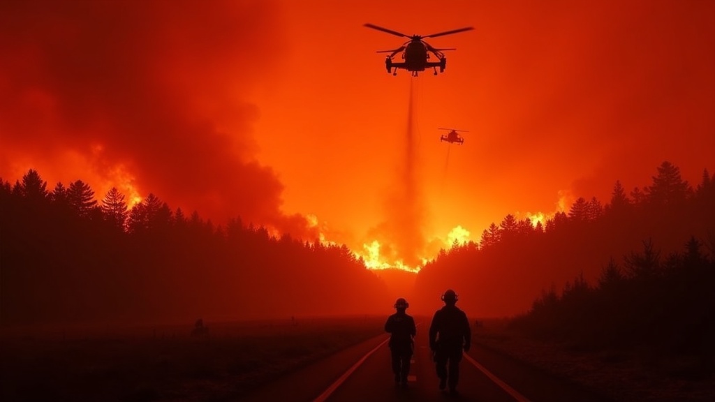 Vista aérea de un denso bosque verde, ilustrando el tipo de terreno que requiere una avanzada gestión forestal para emergencias en España.