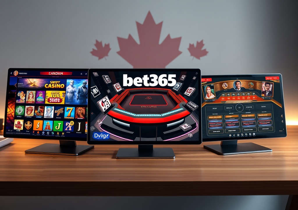 캐나다 신생 온라인 카지노 비교 : Swift Casino·bet365·Duelz 게임 선택의 폭과 소프트웨어 품질 면에서의 차이점