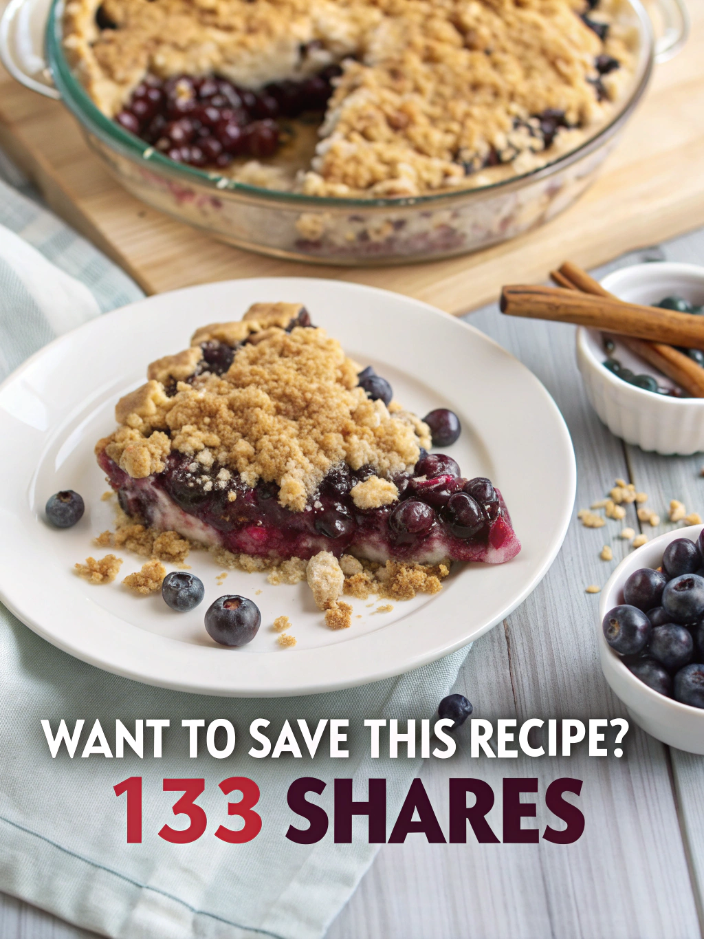 Blueberry Crumble Pie: A Simple, Sweet Slice of Summer