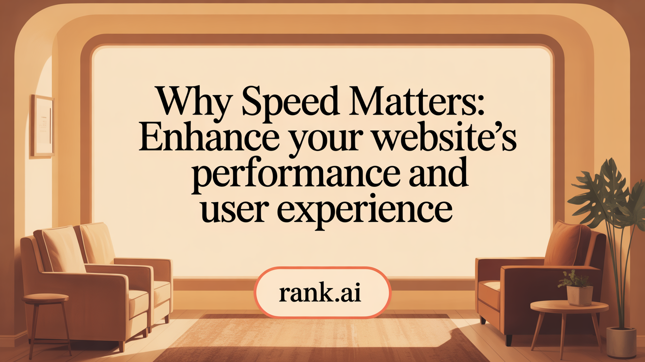 Why Speed Matters: Improve Your Website's Performance and Impact