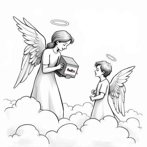FedEx founder Fred Smith has died single-panel cartoon