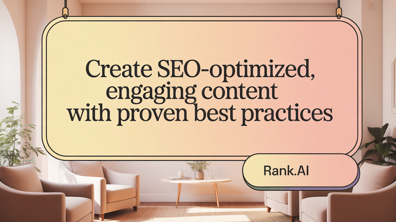 Create SEO-Optimized, Engaging Content with Proven Best Practices