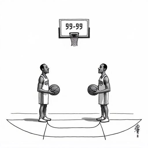 NBA Finals Game 7: Pacers vs. Thunder Preview single-panel cartoon