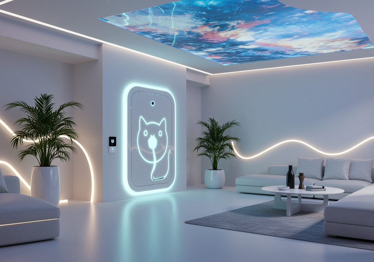 interior cat door