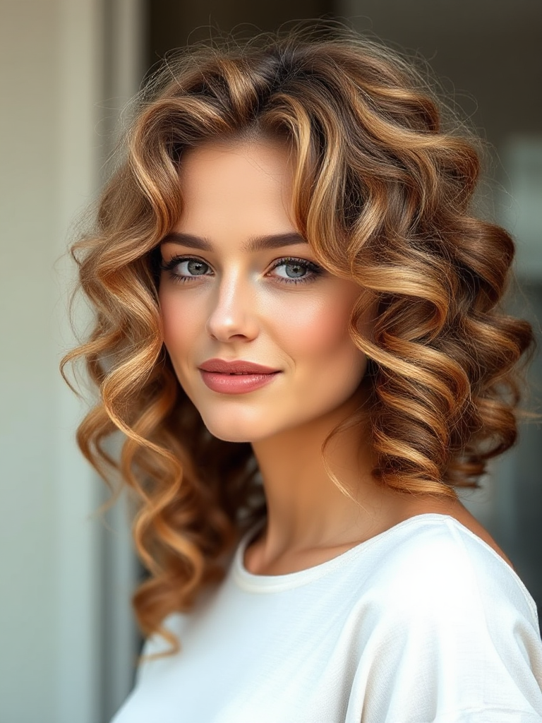 Old Hollywood Curls