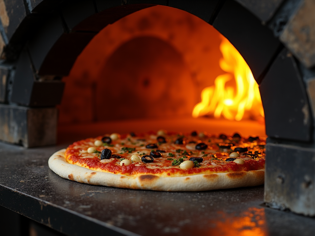 Coal oven pizza