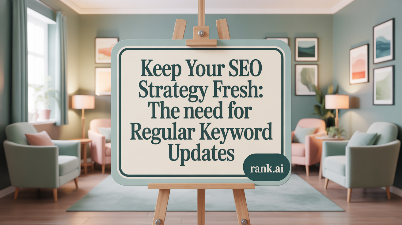 Keep Your SEO Strategy Fresh: The Need for Regular Keyword Updates