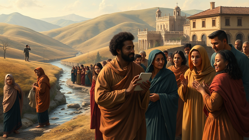 지역사회의 연대와 회복을 상징하는 풍경