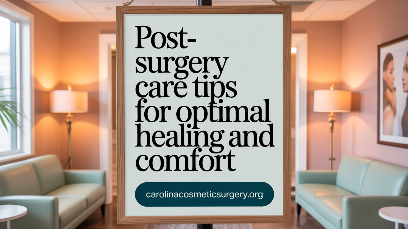 Post-Op Care Tips for Optimal Healing and Comfort