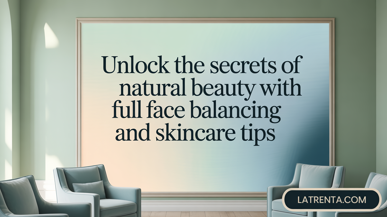 Unlock the Secrets of Natural Beauty with Full Face Balancing