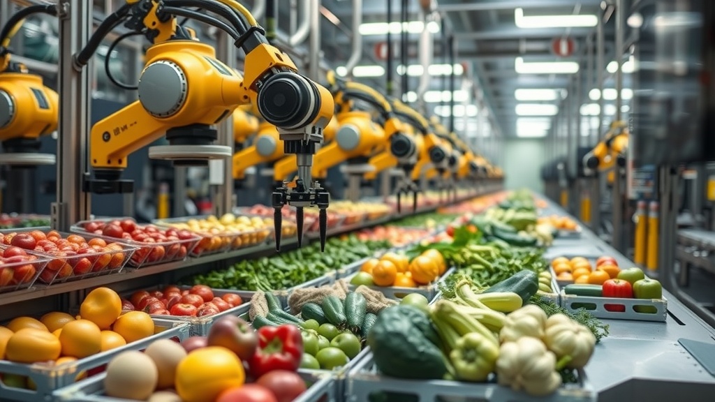 رباتیک در پردازش مواد غذایی: دقت و پاکیزگی در بسته‌بندی خواربارفروشی آنلاین