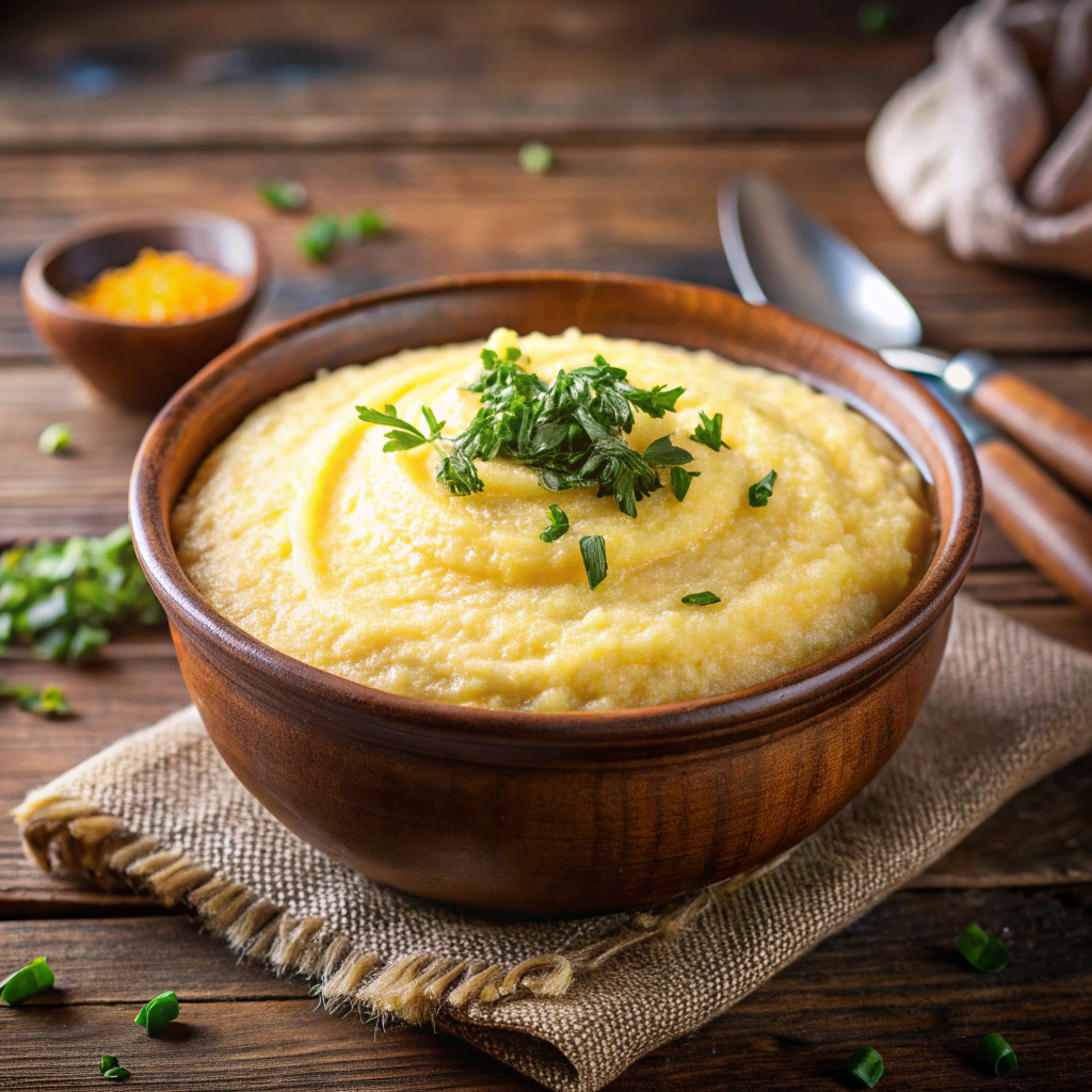 Brazilian-Style Creamy Cornmeal Polenta Recipe