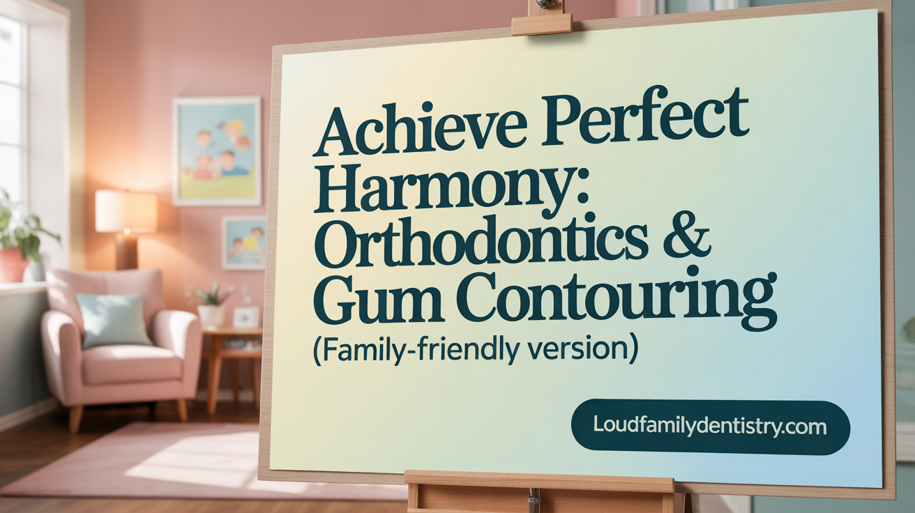 Achieve Perfect Harmony: Orthodontics & Gum Contouring