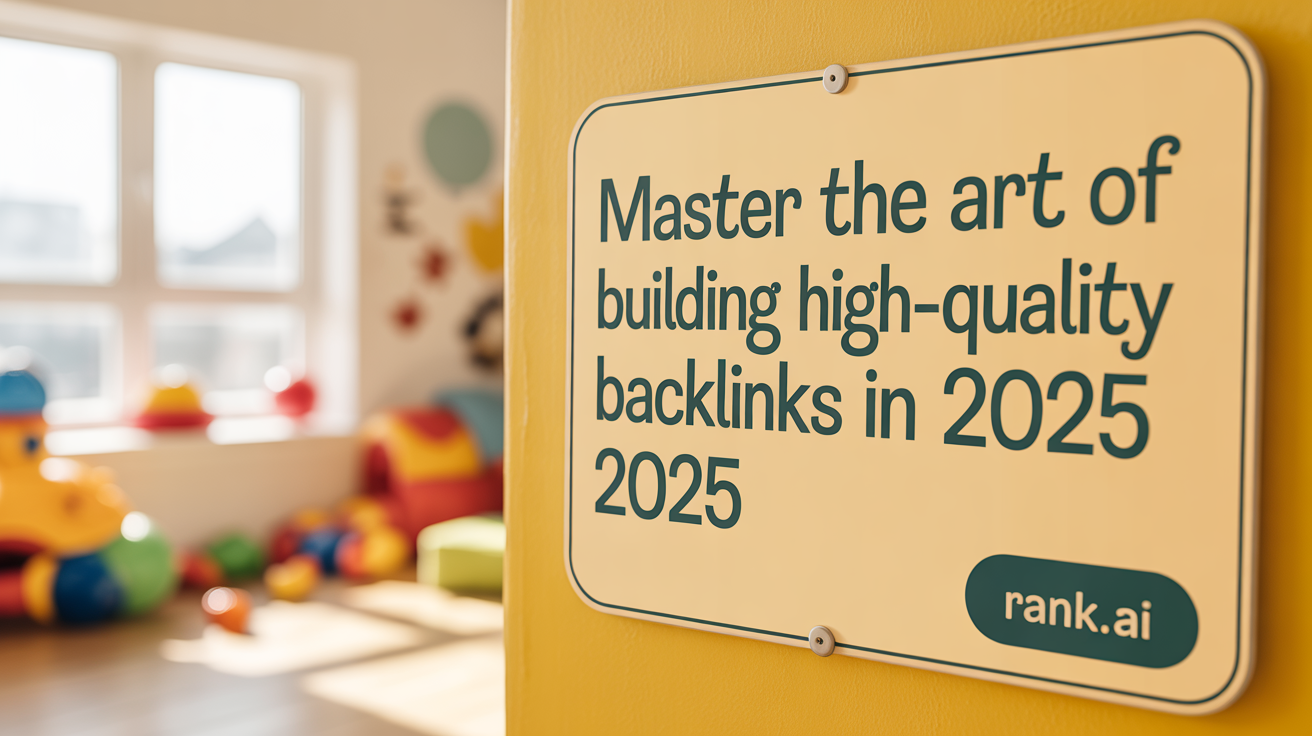 Master the Art of Building High-Quality Backlinks in 2025