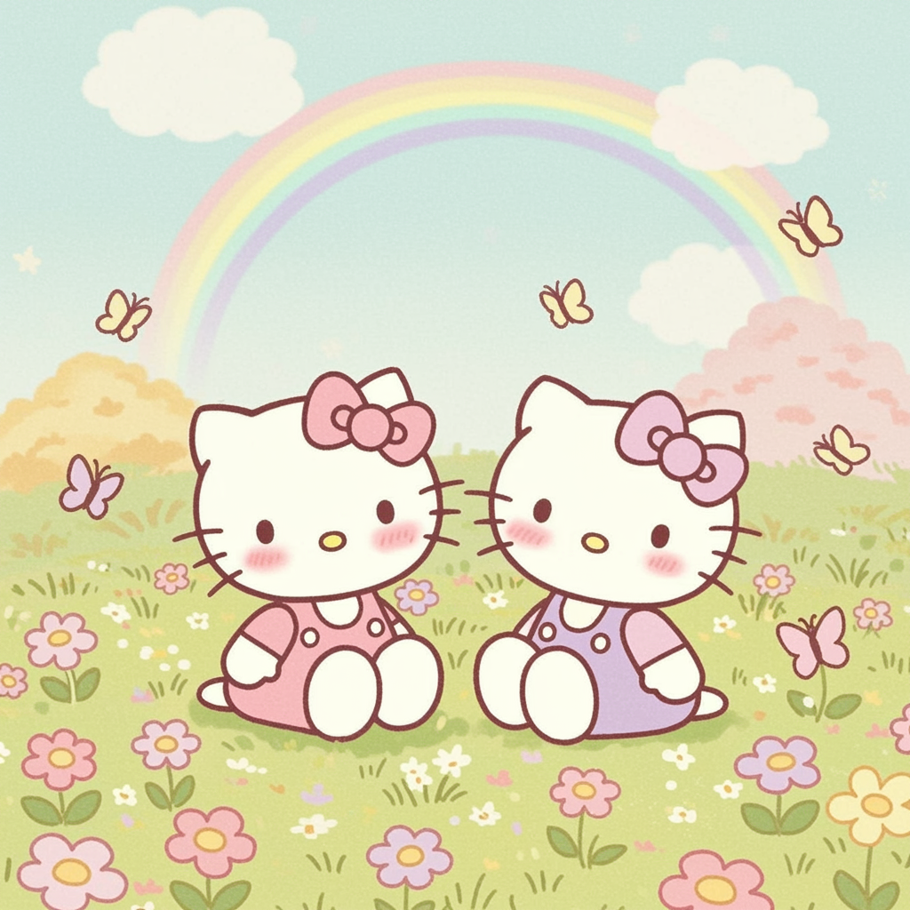 cute hello kitty matching pfp