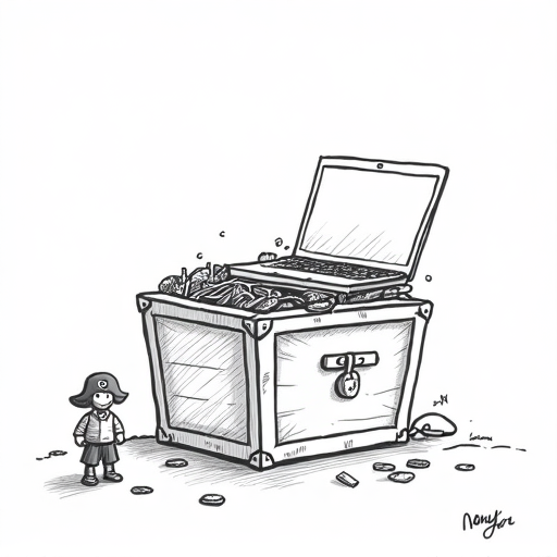 Massive Password Leak Exposes 16 Billion Credentials single-panel cartoon
