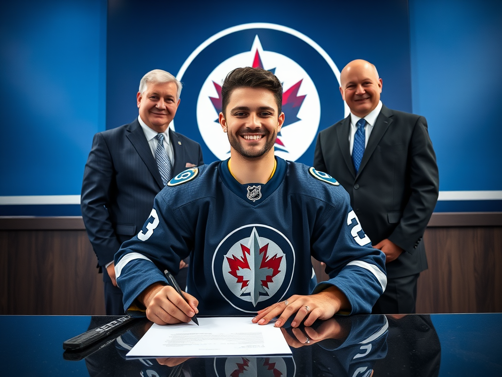Gabriel Vilardi Signs 6-Year Contract with Winnipeg Jets