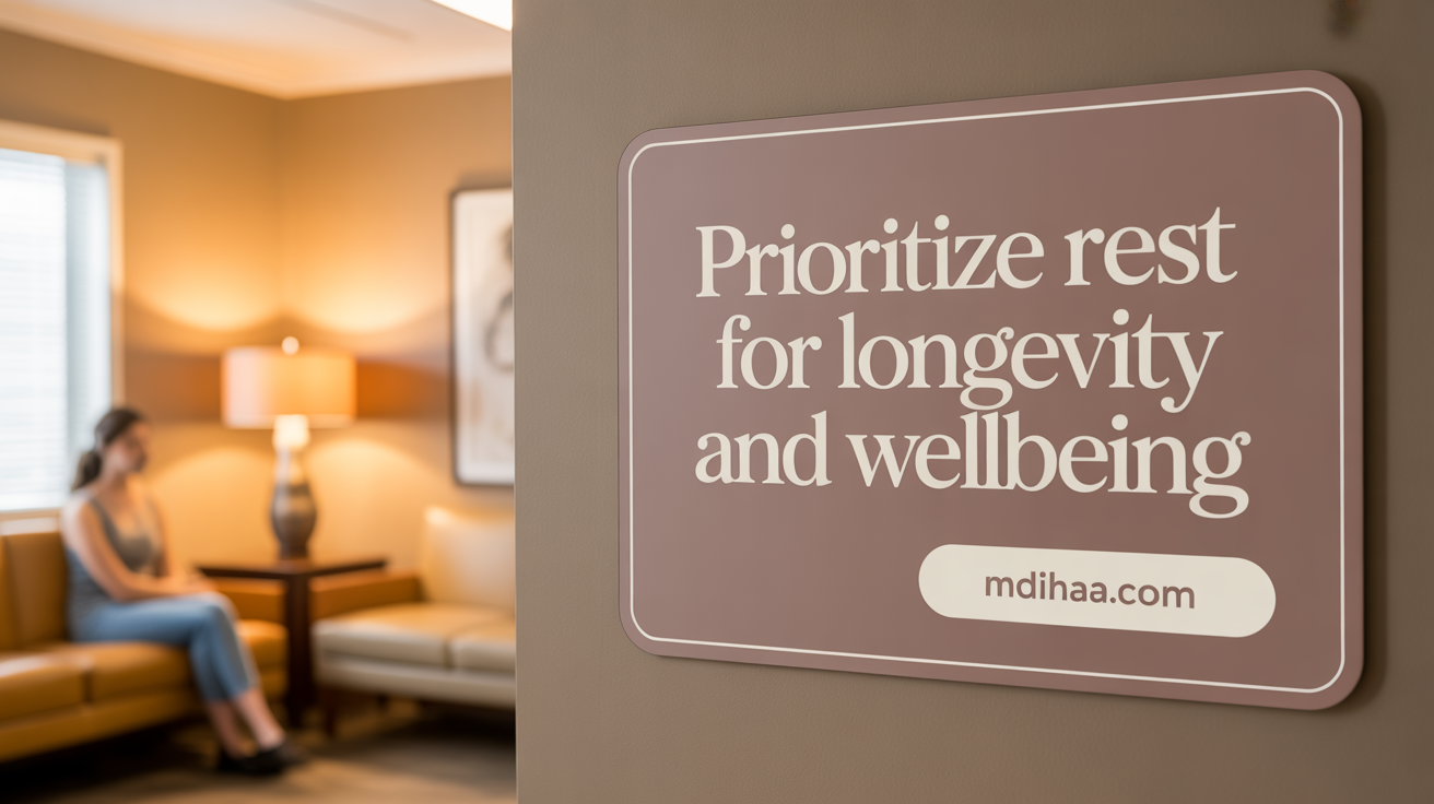 Prioritize Sleep for Longevity and Wellbeing