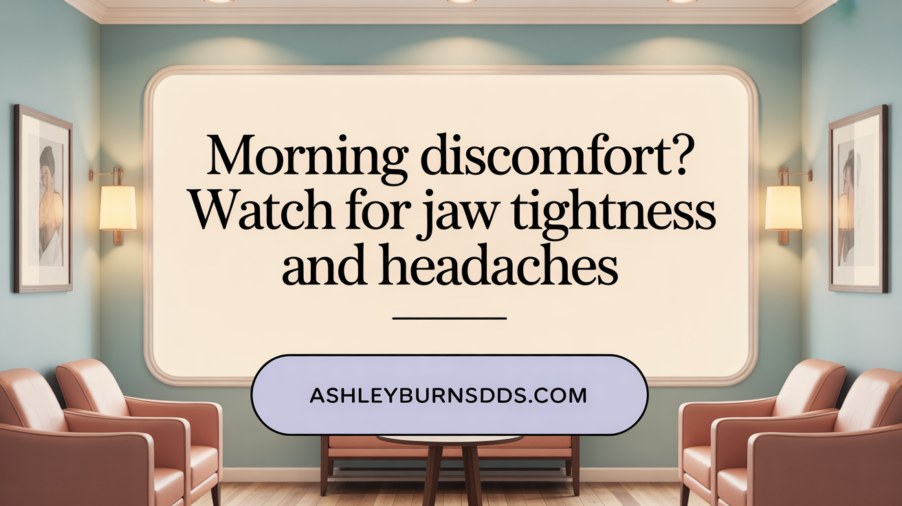 Morning Discomfort? Watch for Jaw Soreness and Headaches