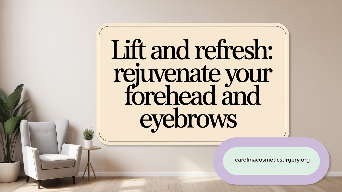 Lift and Refresh: Rejuvenate Your Forehead and Eyebrows