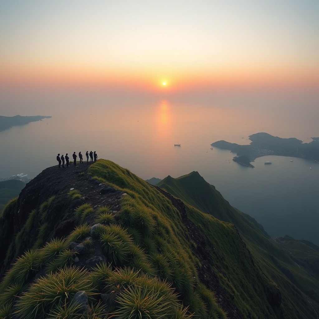 Sunrise at Seongsan Ilchulbong: Majesty at Dawn
