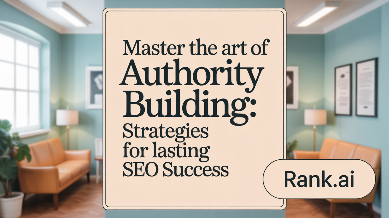 Master the Art of Authority Building: Strategies for Lasting SEO Success