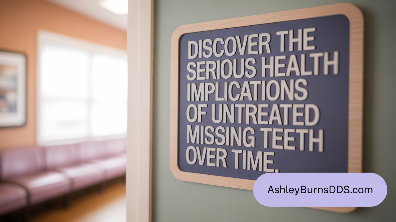 Discover the serious health implications of untreated missing teeth over time.