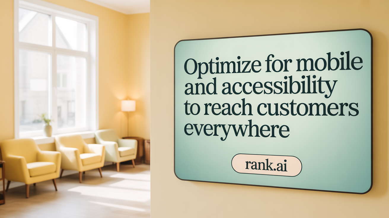 Optimize for Mobile and Accessibility to Reach Customers Everywhere