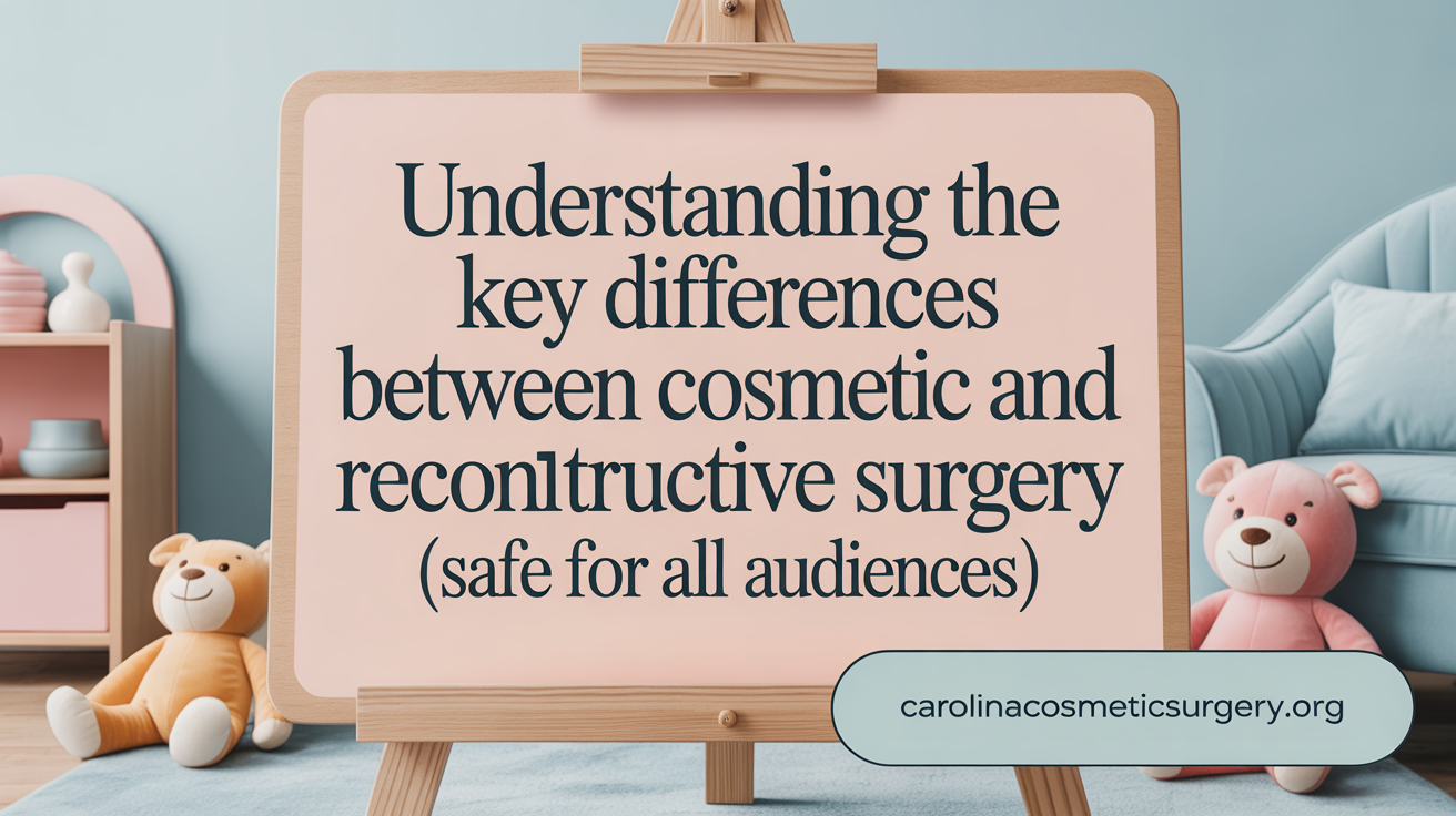 Understanding the Key Differences Between Cosmetic and Reconstructive Surgery