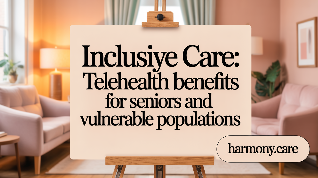 Inclusive Care: Telehealth Benefits for Seniors and Vulnerable Groups