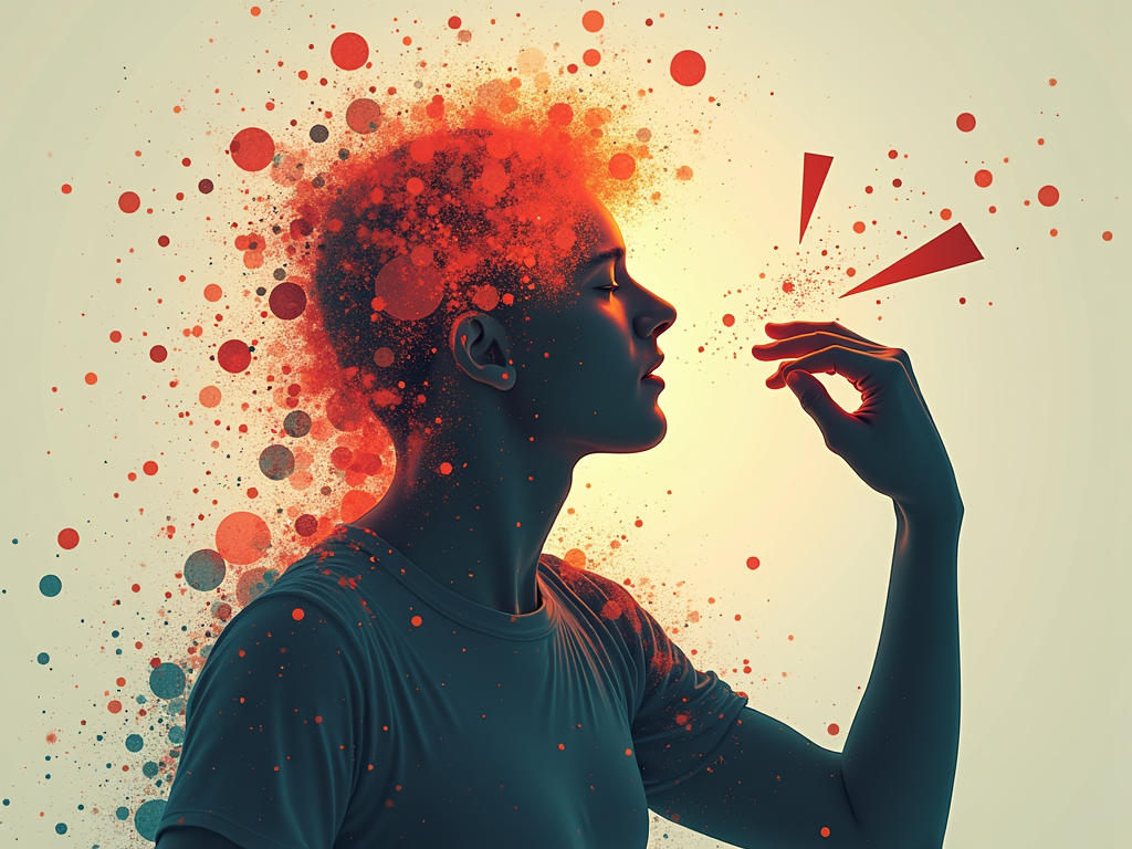 Stressed nervous system diagram