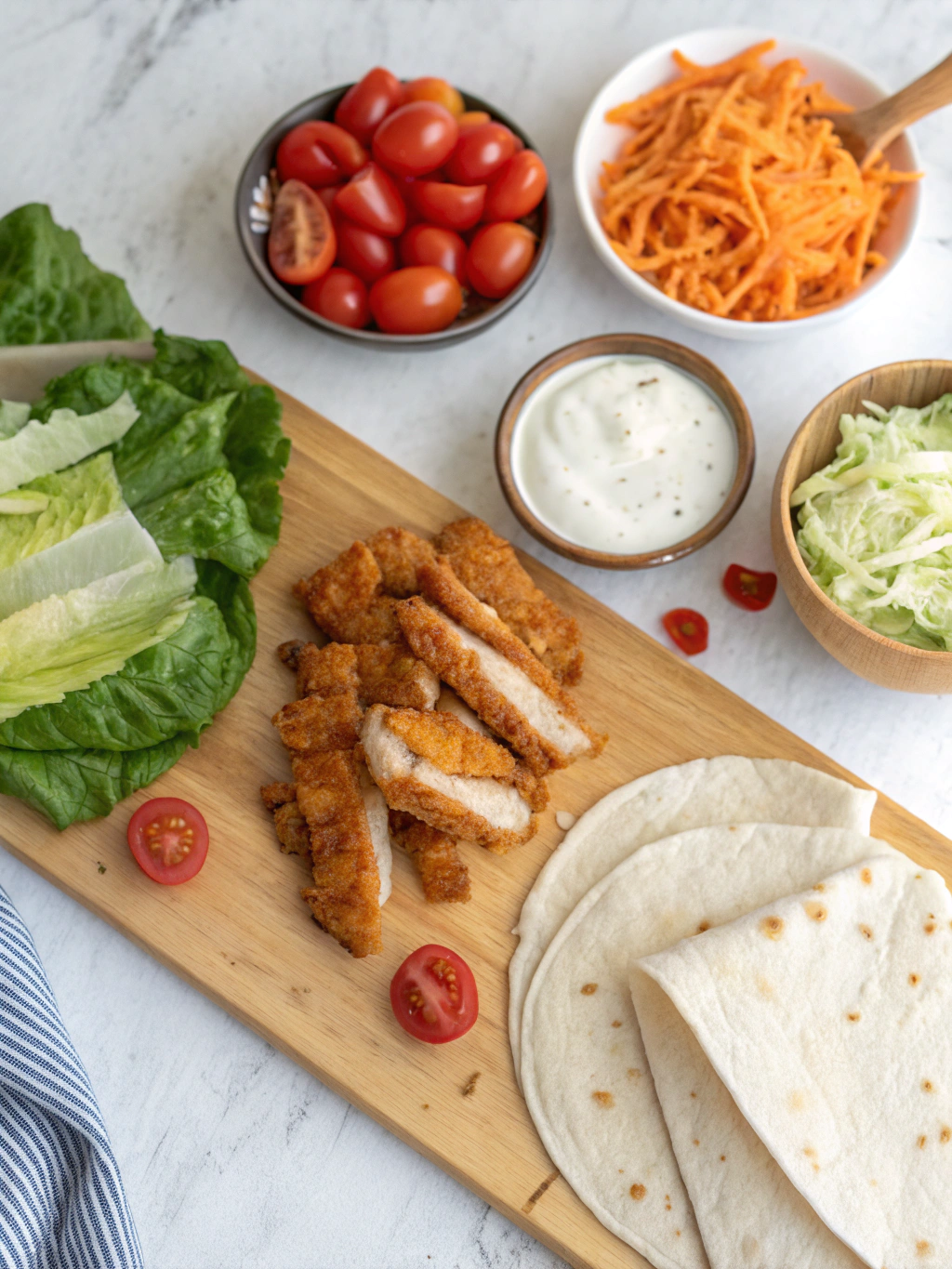 Buffalo Chicken Wrap Ingredients