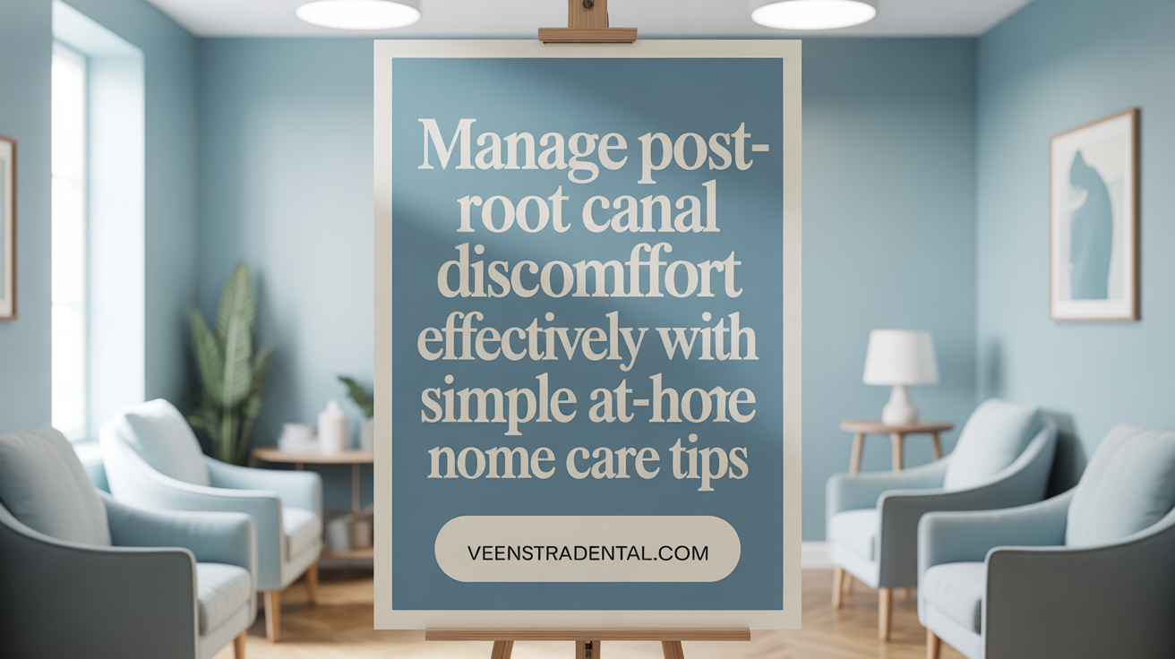 Manage post-root canal discomfort effectively with simple at-home care tips