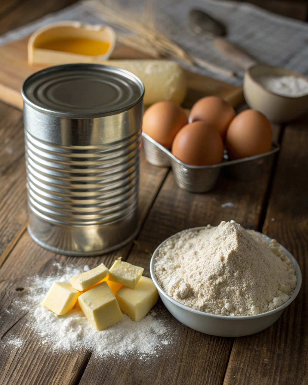 Condensed Milk Cake Ingredients