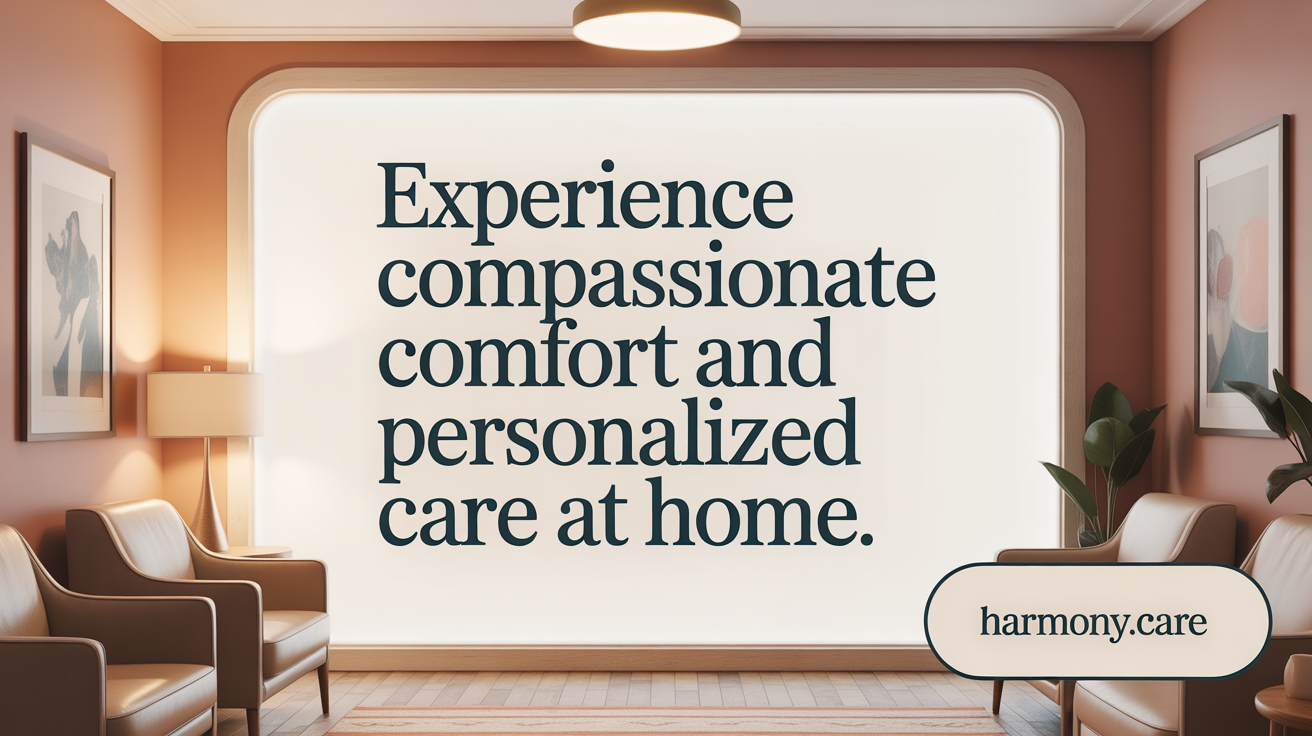 Experience compassionate comfort and personalized symptom management at home.
