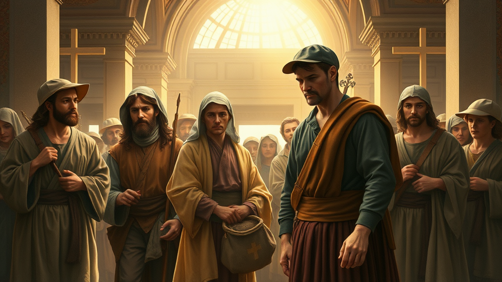 노동자의 권리를 상징하는 장면