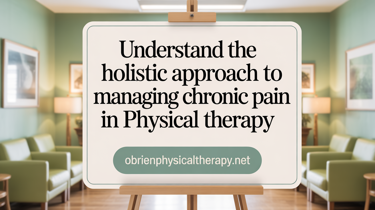 Understand the Holistic Approach to Managing Chronic Pain in Physical Therapy