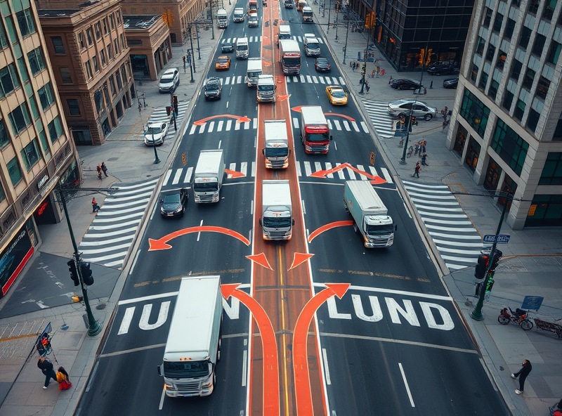 Minimizing Traffic Delays Through Right-Turn Routing