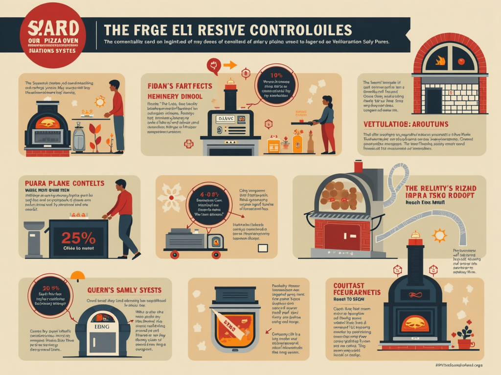 Smart pizza oven ventilation system