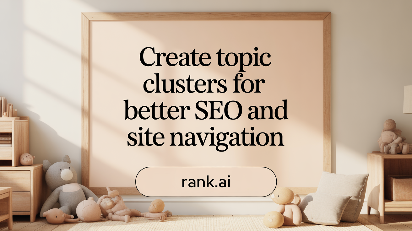 Create Topic Clusters for Better SEO and Site Navigation