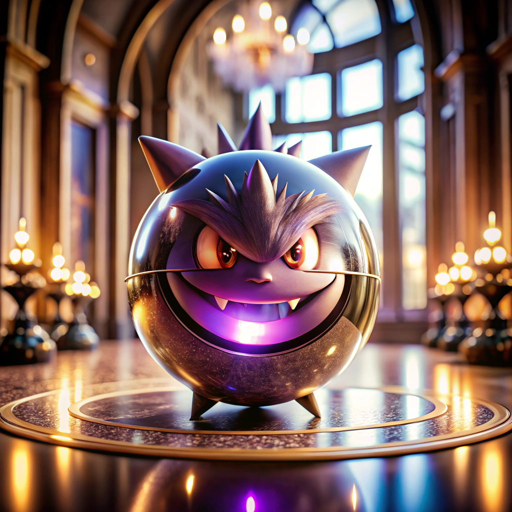 Luxury Gengar Poké Ball - Sophisticated Design