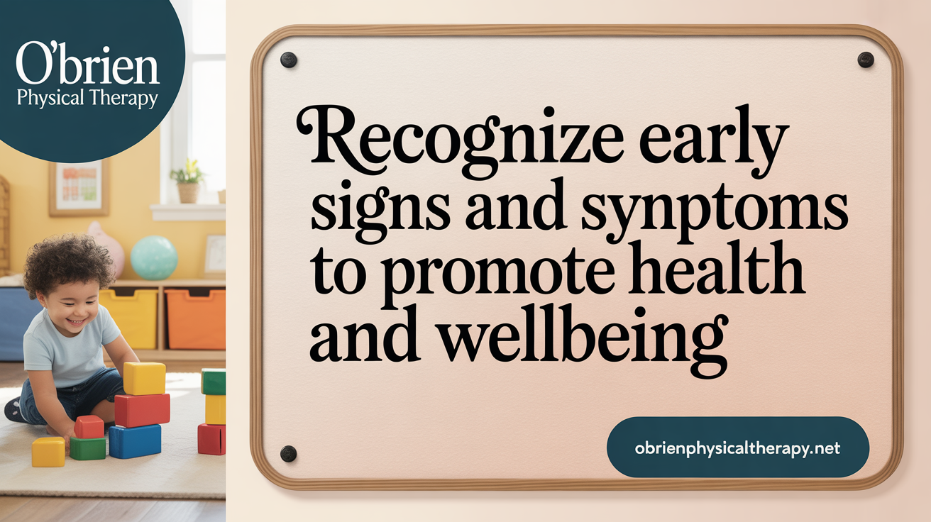 Recognize Early Signs and Symptoms to Prevent Worsening Conditions