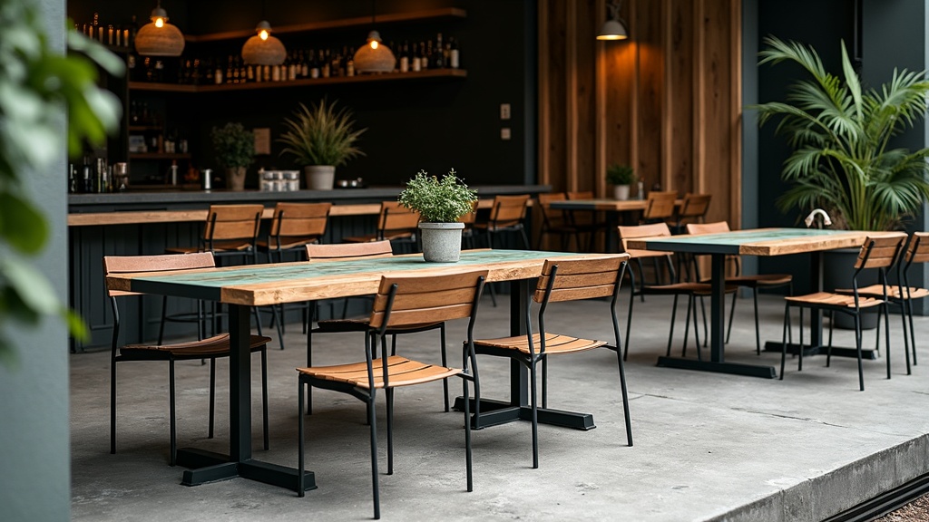 Элегантная и антивандальная мебель для террасы ресторана: как создать стильное и уютное открытое пространство Loft Look Элегантная и антивандальная мебель для террасы ресторана: как создать стильное и уютное открытое пространство
