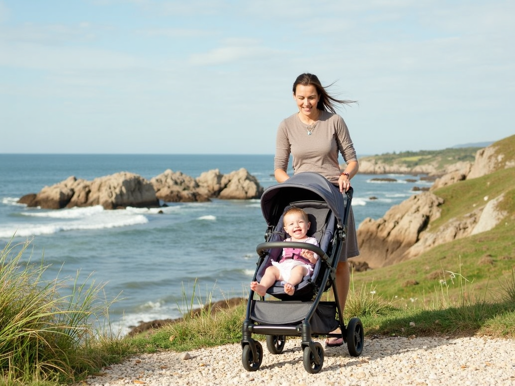 GB Pockit stroller in action