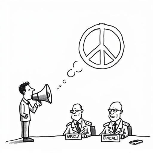 Protests Erupt in Israel Demanding Hostage Deal and Ceasefire single-panel cartoon