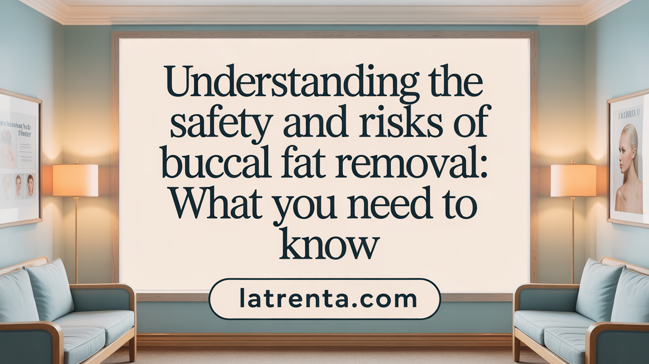 Understanding the Safety and Risks of Buccal Fat Removal: What You Need to Know