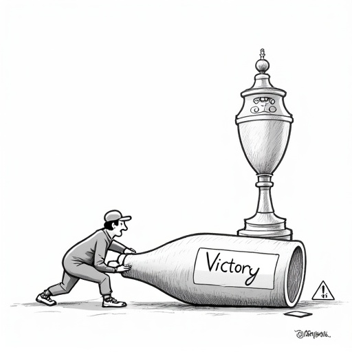 NASCAR's Connor Zilisch Injured After Victory Lane Fall single-panel cartoon