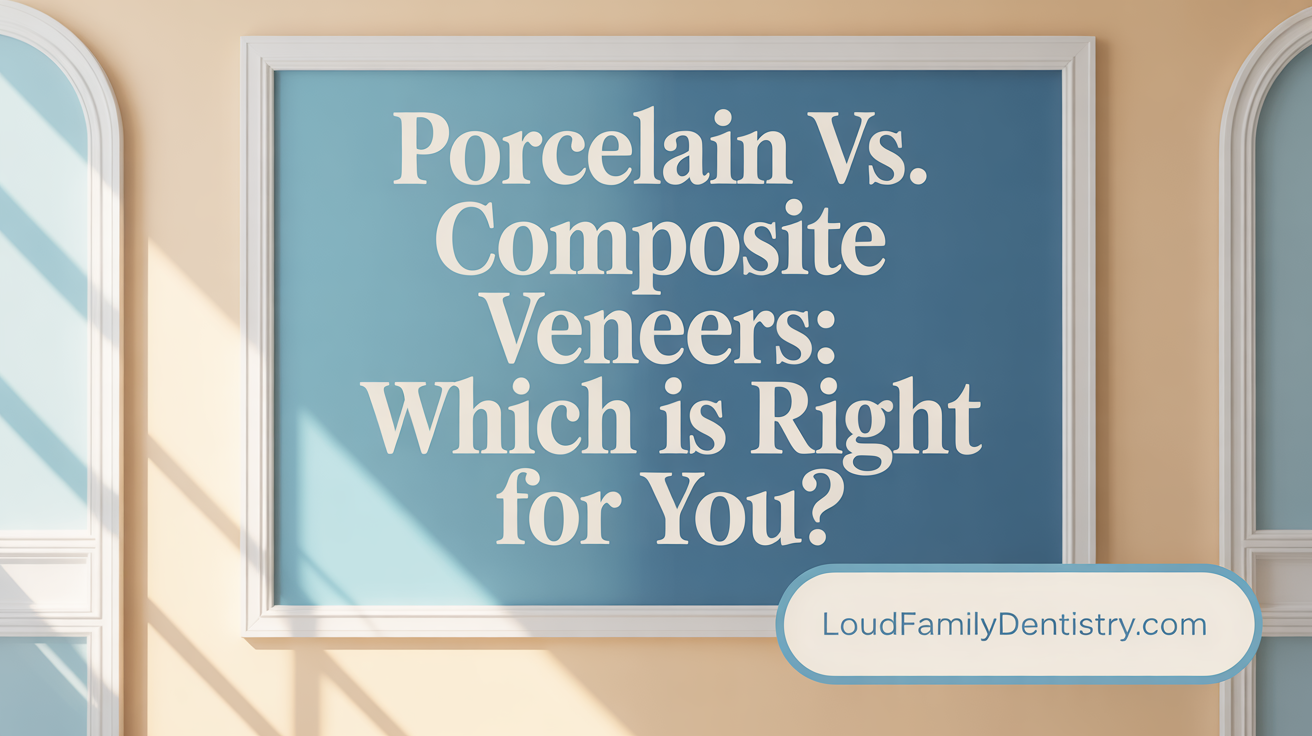 Porcelain vs. Composite Veneers: Which Is Right for You?