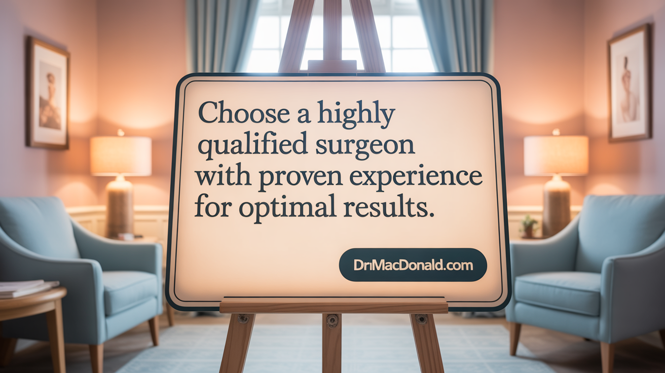 Choose a highly qualified surgeon with proven experience for optimal results.