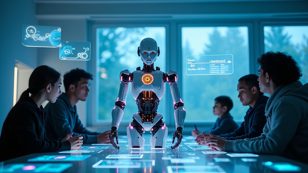 Mini droide R2-KT construido por participantes del Hackathon Robótica Generación Talento, un ejemplo de robótica con propósito social.